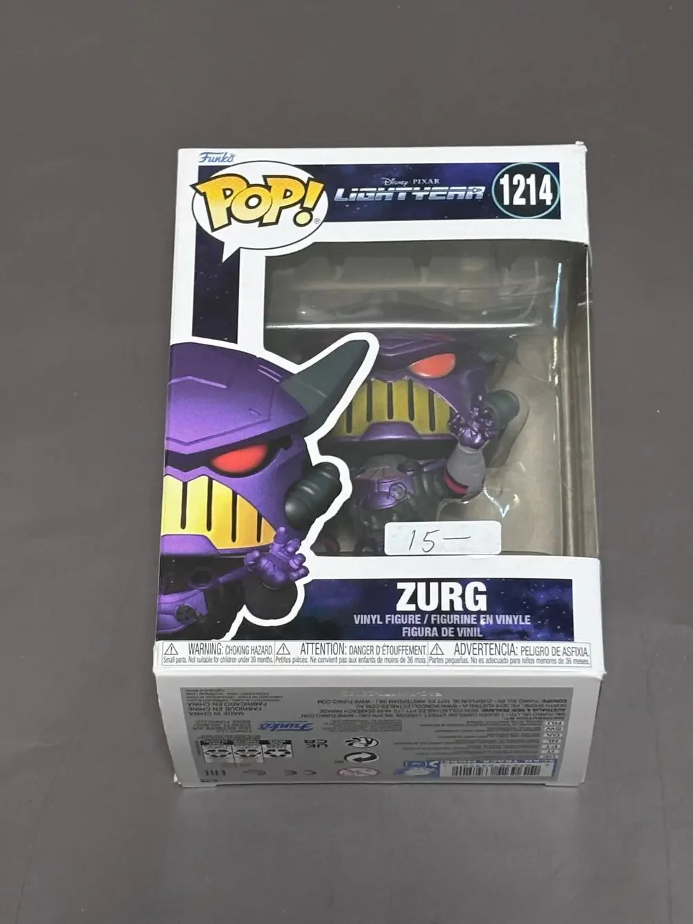 Funko Pop! Vinyl Lightyear Zurg #1214 Figure Disney Pixar Movies Collectible